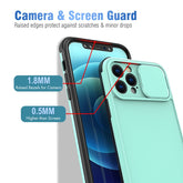 Sliding Camera Cover Design PC + TPU Phone Case